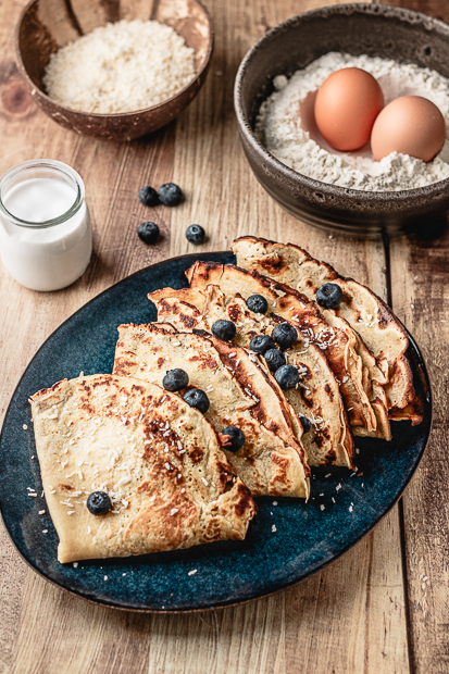 crêpe au lait de coco
