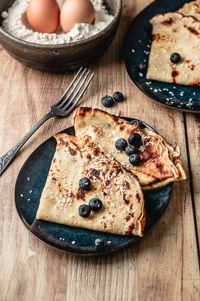 Crêpe au lait de coco