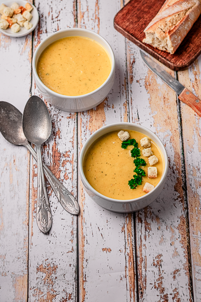 soupe courgette carotte