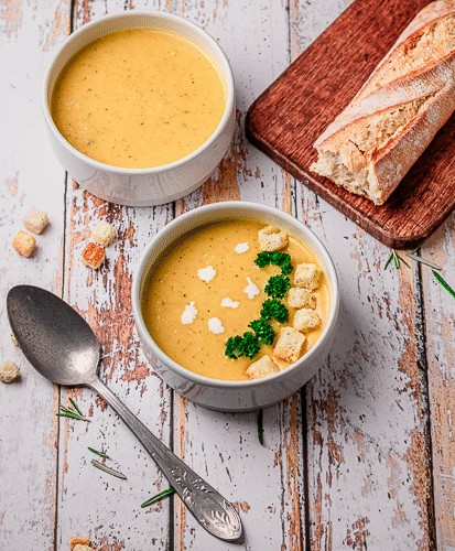 Soupe courgette carotte