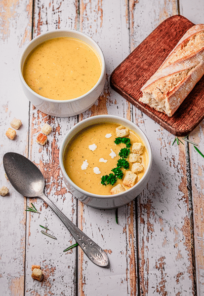 soupe courgette carotte