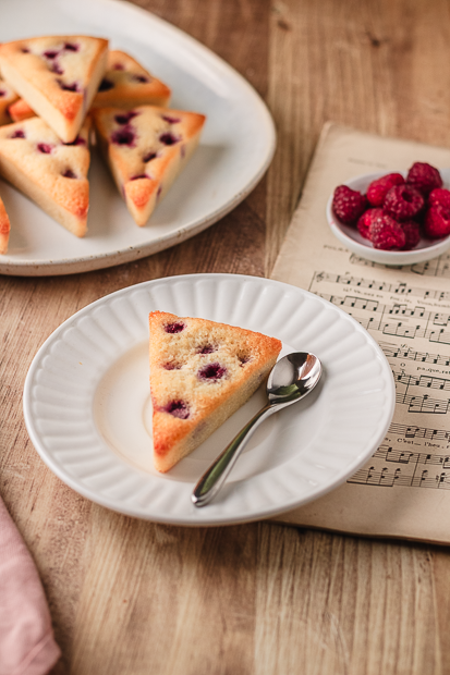 financier framboise fleur d'oranger