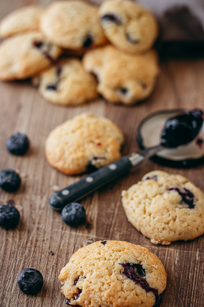 Biscuits myrtille citron