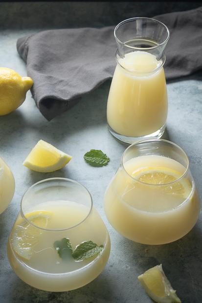 cherbet citronnade algerienne maison