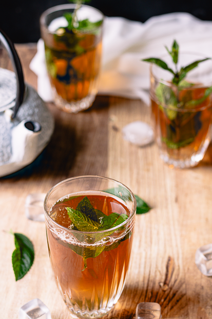 Thé à la menthe maison