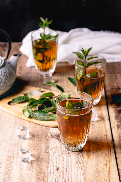 Thé à la menthe maison